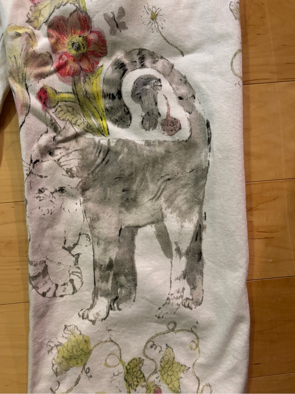 Anthropologie Maeve Colette Swan Gossip artist limited edition 34 jeans - Picture 3 of 10